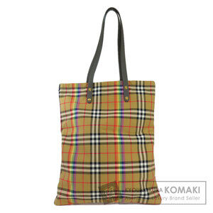 Burberry Nova Check Rainbow Tote Bag Nylon